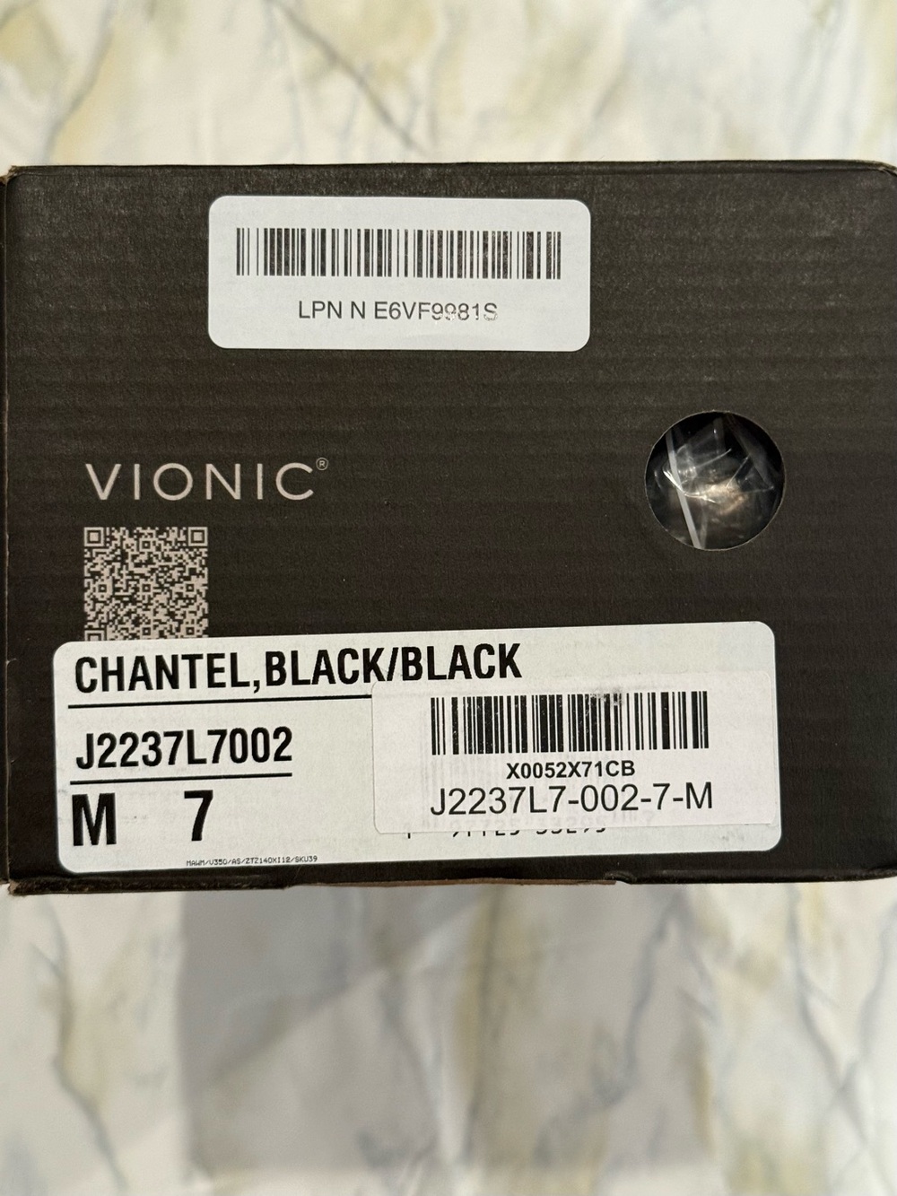 Vionic Chantel Black Sneaker Loafers 7 - Picture 4 of 4